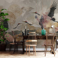 Golden Crane Panorama Wall Mural - image 2