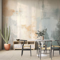Abstract Wallpaper Mural | Luxury Neutral Interior Decor