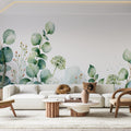 Botanical Wallpaper Mural | Botanical Wallpaper Mural Interior Decor