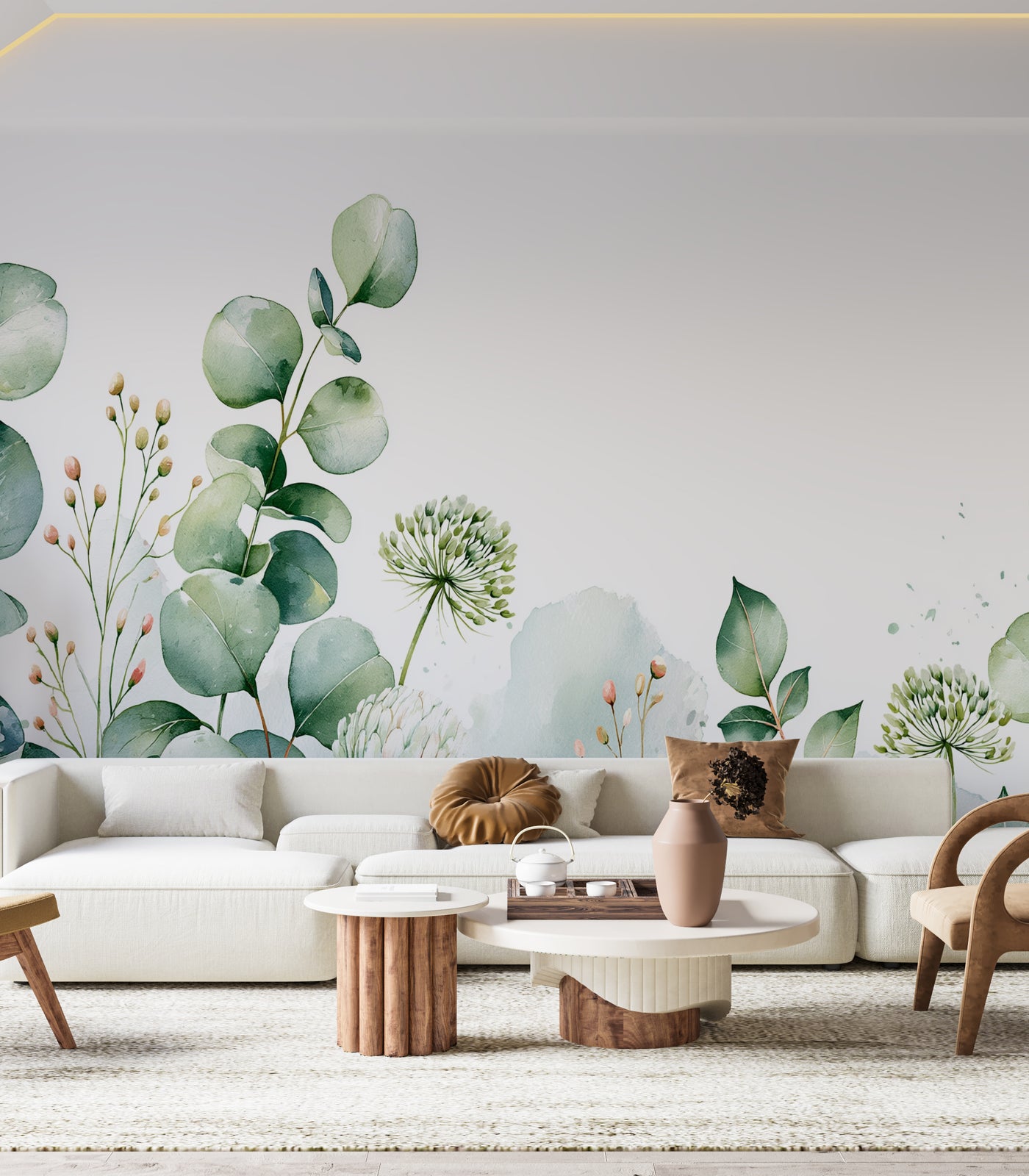 Botanical Wallpaper Mural | Botanical Wallpaper Mural Interior Decor