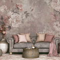 Floral Wallpaper Mural | Floral Wallpaper Mural Interior Decor