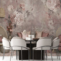 Floral Wallpaper Mural | Floral Wallpaper Mural Interior Decor