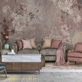 Floral Wallpaper Mural | Floral Wallpaper Mural Interior Decor