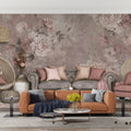 Floral Wallpaper Mural | Floral Wallpaper Mural Interior Decor